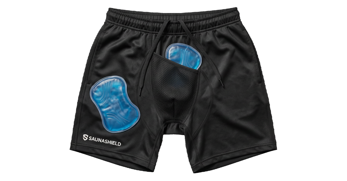 SaunaShield – Temperaturregulerende Saunashorts